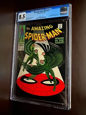Buy Amazing Spider-Man #63 (1968 ) / CGC 8.5 / Vulture Appearance / Classic Cover • 240.48£