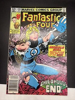 Buy 1982 FANTASTIC FOUR #245 1st App Adult FRANKLIN RICHARDS AVATAR Marvel Comics • 22.13£