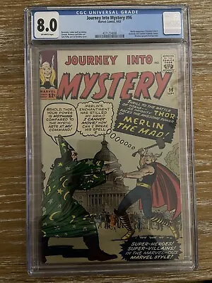 Buy Journey Into Mystery 96 CGC 8.0 OW Pages • 423.74£
