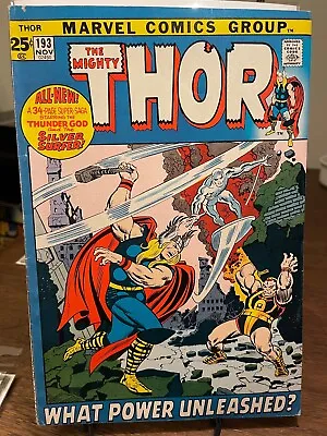 Buy The Mighty Thor #193 - Marvel Comics  1971 • 32.44£