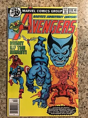 Buy Avengers #178 - Beast Solo Story - Marvel (1978) - VF! • 17.59£