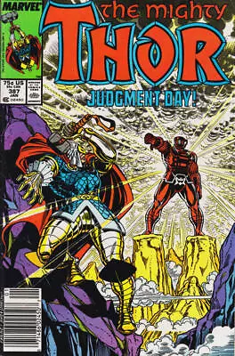 Buy Thor (1962) # 387 Newsstand (7.0-FVF) 1st Exitar The Exterminator 1988 • 9.45£