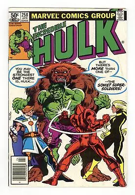 Buy Incredible Hulk #258 VG/FN 5.0 1981 Low Grade • 7.47£
