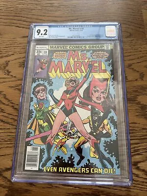 Buy Ms. Marvel #18 CGC 9.2 (Marvel 1978) Key 1st Appearance Of Mystique! Avengers WP • 159.39£