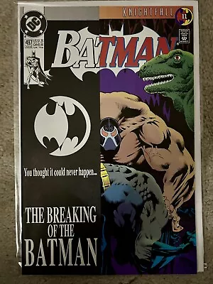 Buy BATMAN #497 BANE BREAKS BATMAN 1ST PRINT DC Comics 1993 NM • 8£