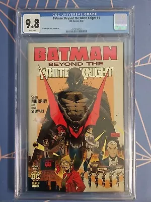 Buy Batman Beyond The White Knight #1 CGC 9.8 Sean Murphy DC Comics 2022 • 51.38£