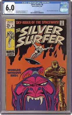 Buy Silver Surfer #6 CGC 6.0 1969 3989435018 • 90.92£