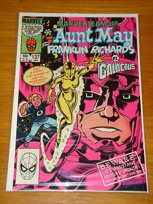 Buy Marvel Team Up #137 Comic Near Mint Condition Spiderman January 1984 • 6.99£