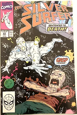 Buy Silver Surfer # 43.  2nd Series. November 1990.  Marvel Comics. Nm- 9.2 • 7.99£