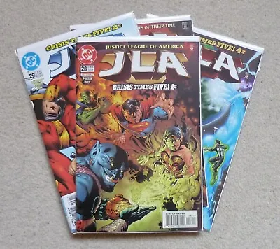 Buy JLA #28, #29, #30 & #31 Crisis Times Five Complete Story Arc FN/VFN (1999) DC • 8.50£