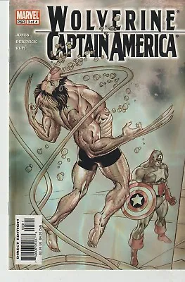 Buy Marvel Comics Wolverine Captain America #3 (2001) 1st Print Vf • 2£