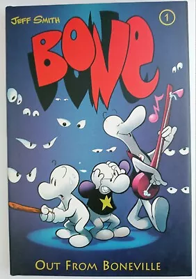 Buy BONE #1 Comic By Jeff Smith *AUTOGRAPHED *1ST EDITION HARD COVER *SIGNED By Jeff • 199.88£