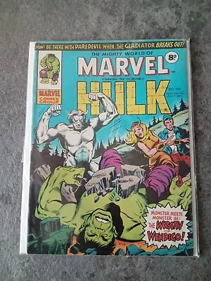 Buy Hulk 180 MIGHTY WORLD OF MARVEL 197 First Wolverine App 1976 Hulk 180  • 25£