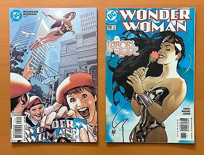Buy Wonder Woman #177 & 178 Adam Hughes Covers (DC 2002) 2 X NM Comics. • 18.71£