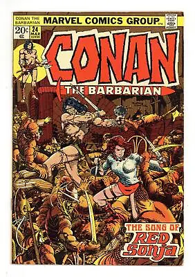 Buy Conan The Barbarian #24 VG/FN 5.0 1973 1st Full Red Sonja Story • 102.74£