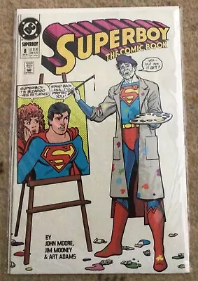 Buy Dc Comics Superboy The Comic Book #8 September 1990 • 3.75£