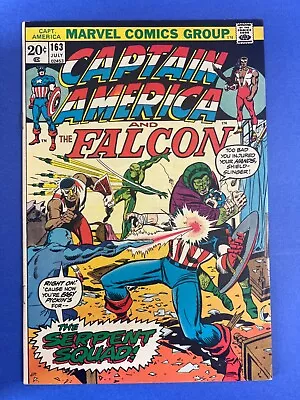 Buy Captain America And Falcon #163 Comic Book 1st App Serpent Squad 1973 VF+ • 15.81£