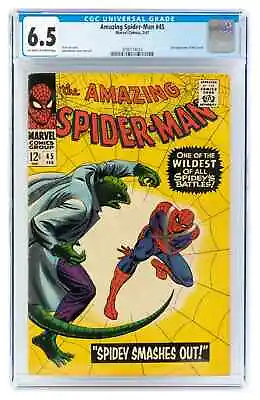 Buy AMAZING SPIDER-MAN #45 (1967). CGC 6.5  THE LIZARD Lee/Romita • 148.58£