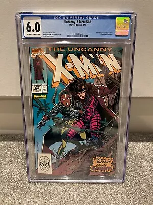 Buy X-Men #266 - CGC 7.0 - White Pages - 1st Full Appearance Gambit - 1st Print • 125£