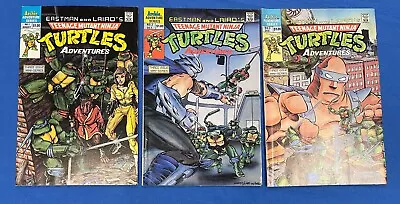 Buy 3x Teenage Ninja Turtles Archie Adventures - Mini-series 1,2&3 - 1988 • 44.99£