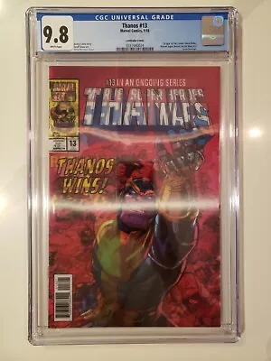 Buy Thanos 13 Lenticular Variant CGC 9.8 Marvel Comics 2018 1st Cosmic Ghost Rider  • 46.65£