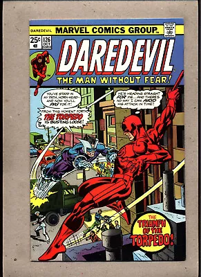 Buy Daredevil #126_october 1975_very Fine+_ The Triumph Of The Torpedo _bronze Age! • 0.99£