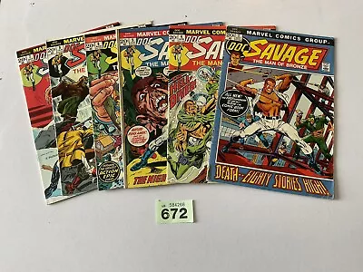 Buy Doc Savage The Man Of Bronze (1972)……mixed Issues…..6 X Comics…..LOT…672 • 13.99£