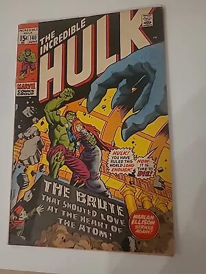 Buy Marvel Comics Incredible Hulk #140 (1971) 1st Print 1st Jarella Pence Stamp  • 10£