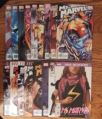 Buy Ms. Marvel Comic Book Lot Of 17 *2006-2014* **Nice* • 31.98£