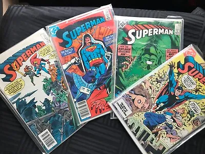 Buy SUPERMAN (1939 Series) #395-398, FINE+,  DC Comics, 4 BOOK LOT!  FREE SHIP!  • 19.77£