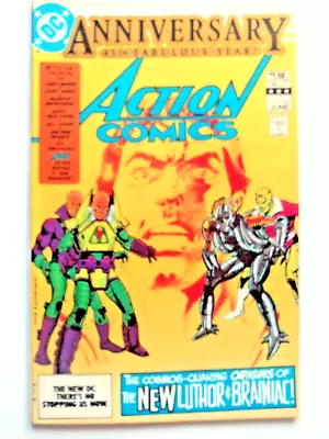Buy Books, Comics & Magazines, Action Comics 544, June 1983. VFN. Giant Anniversary. • 9.50£