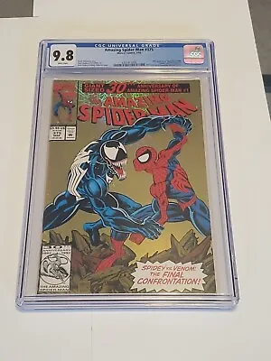 Buy Amazing Spider-Man #375 Marvel Comics 1993 CGC 9.8 WP Venom Vs. Spider-Man Cover • 75.04£