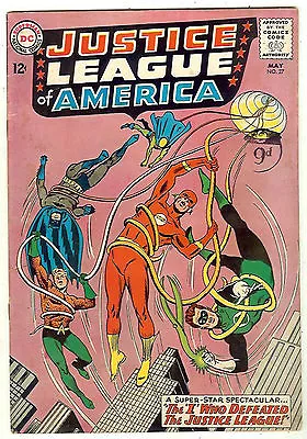 Buy Justice League Of America #27 (1964 Fn-vf 5.5) Guide Value: $80.00 (£60.00) • 25.50£