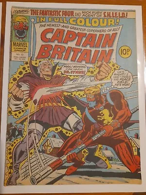 Buy Captain Britain #12 Dec 1976 Good/VGC 3.0 ...To Die A Superhero! • 4.99£
