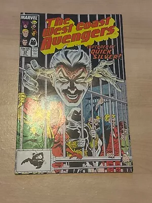 Buy Marvels The West Coast Avengers #34 1988 • 3£