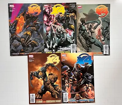 Buy X4 X-men Fantastic Four 1-5 Full Set  [big Comics Sale] • 6.97£