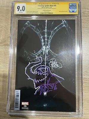 Buy Amazing Spider-Man #75 CGC 9.0 Signed And Sketched Venom By PAT GLEASON • 158.89£