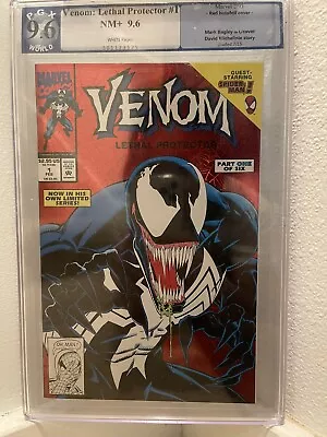 Buy Venom Lethal Protector #1 1993 Red Marvel Comics PGX CGC 9.6 NM 1st Solo Series • 63.24£