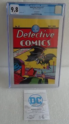 Buy 2018 Dc Batman Detective Comics #27 Cgc Graded 9.8 Comic Book Loot Crate Edition • 237.17£