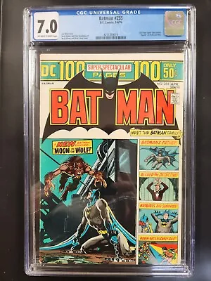 Buy BATMAN #255 CGC 7.0 OWW PAGES, Neal Adams! • 55.97£