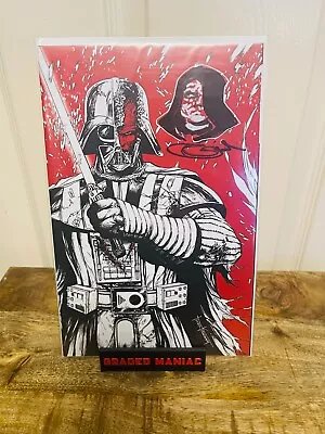 Buy Star Wars: Darth Vader Black White & Red #1 Kirkham Battle Damage. Remarqued • 64.95£