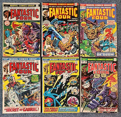 Buy Fantastic Four Lot Of 6 #121,123,134,135,139,143 Marvel Comics 1972-74 VG To FN+ • 40.21£
