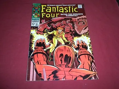 Buy BX4 Fantastic Four #81 Marvel 1968 Comic 5.5 Silver Age CRYSTAL JOINS FF! • 14.68£
