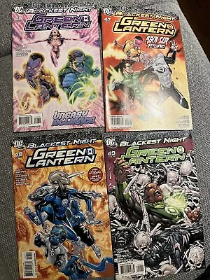 Buy Original DC US Comic: Green Lantern # 46-49 (2009,Blackest Night) • 5.34£