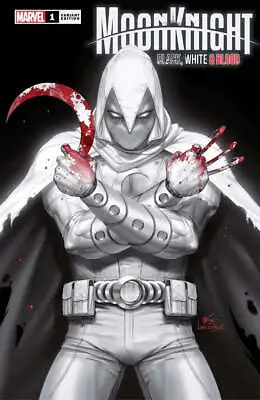 Buy Moon Knight Black White Blood #1 Inhyuk Lee Variant Limited To 1000 W/coa • 22.95£