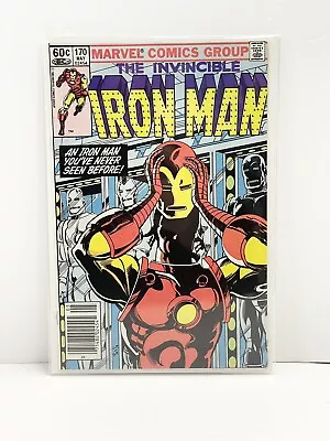 Buy Invincible Iron Man #170 NEWSSTAND RARE James Rhodes 1983 Marvel High Grade • 218.07£