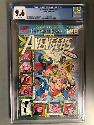 Buy Avengers Annual #21 CGC 9.6 1st Appearance Victor Timely Kang Part 4 4247165022 • 35.53£