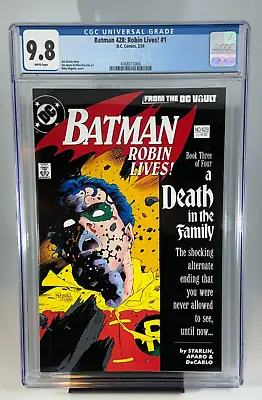 Buy Batman #428 Robin Lives CGC 9.8 Alternate Facsimile Of 1988 Original DC 2023 • 59.96£