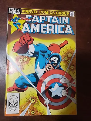 Buy Captain America #275 (1982) - 1st New Zemo, Zeck, Thunderbolts - Very High Grade • 19.07£