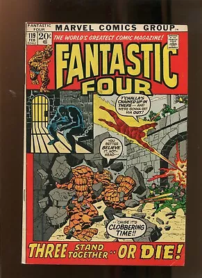 Buy Fantastic Four #119 (7.0) Three Stood Together! 1972 • 19.78£
